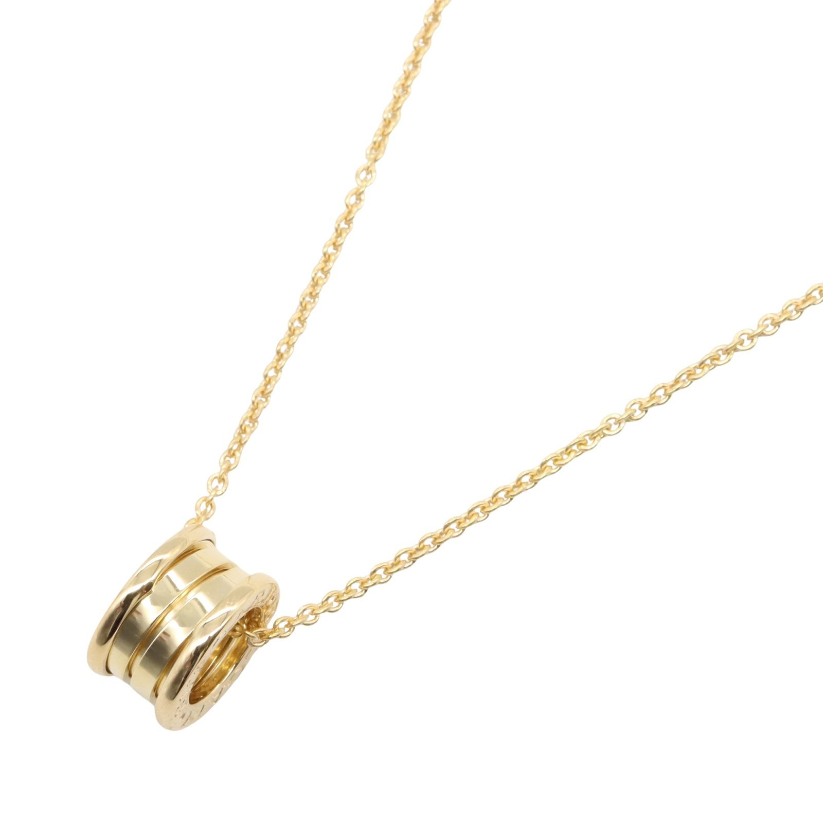 ブルガリ BVLGARI ネックレス B-zero1 ビーゼロワン ネックレス 首回り40cm K18 イエローゴールド B-zero1 ネックレス レディース Used A