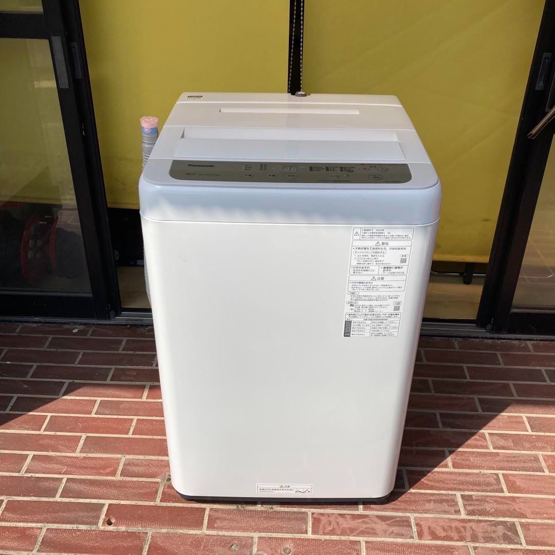 割引 パナソニック 全自動電気洗濯機 NA-F60B13 2020年製 高年式 2020