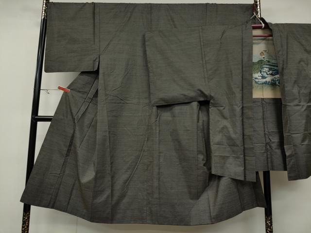 平和屋着物●男性 本場大島紬 アンサンブル 吉祥文 正絹 CAAX4539ut