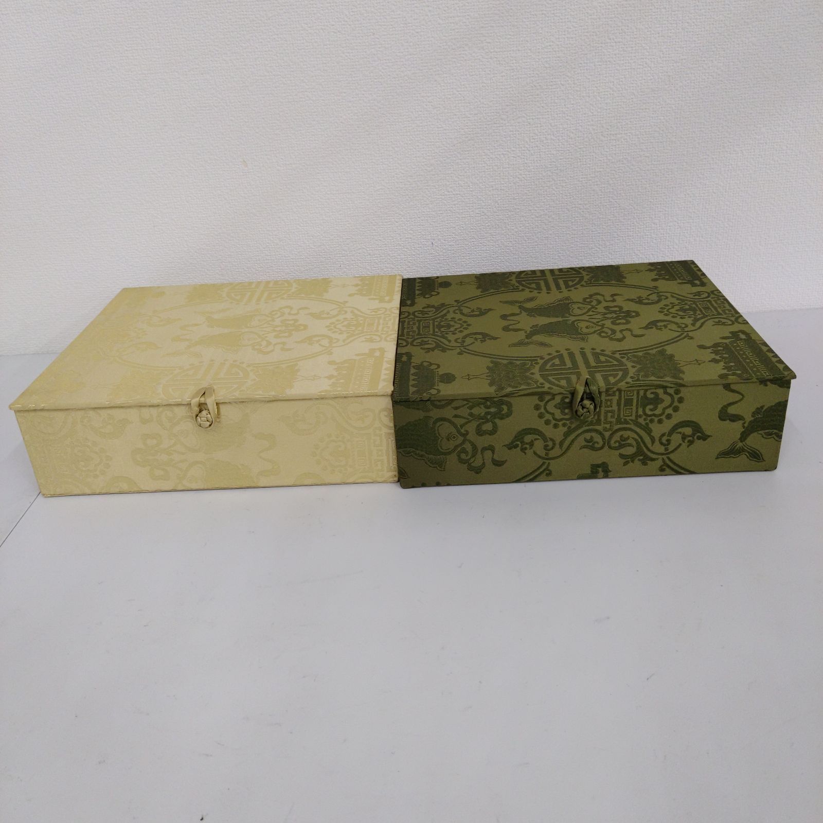 TAKA47-16】◇ ｢フォトアルバム クラフトブック 金色布&緑色布