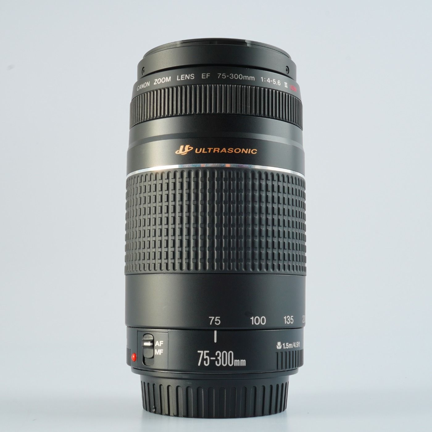 EF Canon 75-300mm - USM Lens LENS F4-5.6 Zoom ZOOM ジャンク