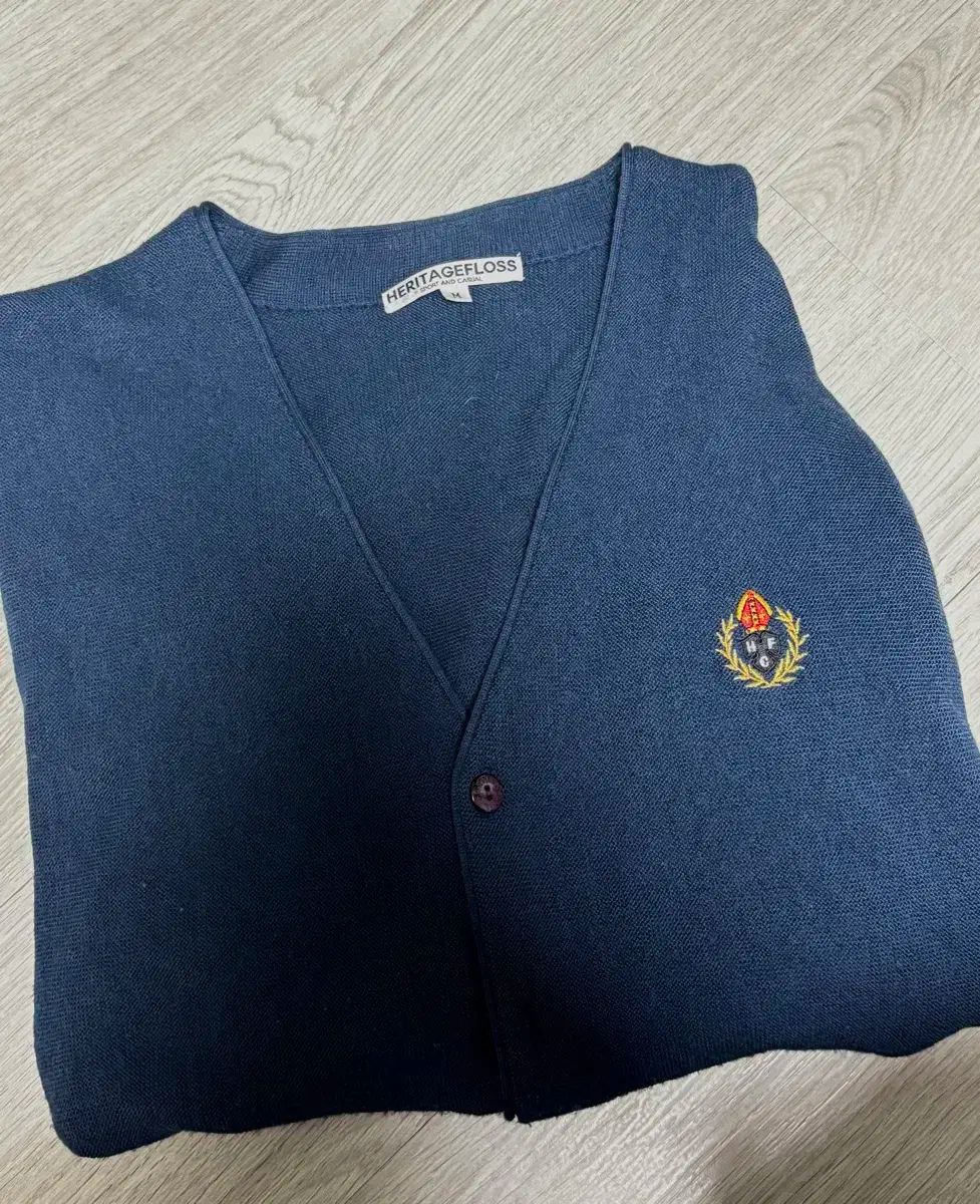 HERITAGE FLOSS カーディガン ネイビー M