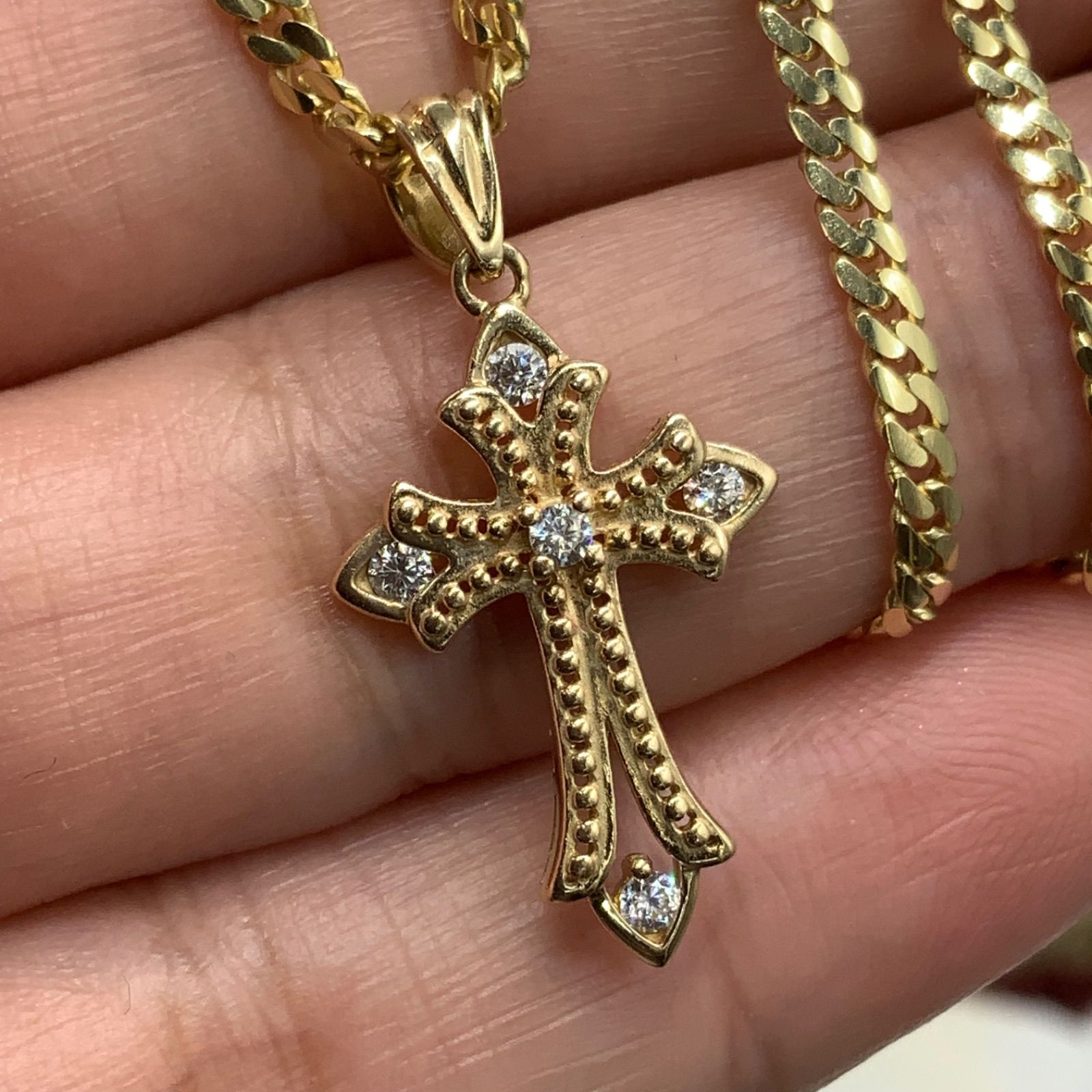 AVALANCHE アヴァランチ 10K クロスネックレス 10g 約54.5cm - メルカリ