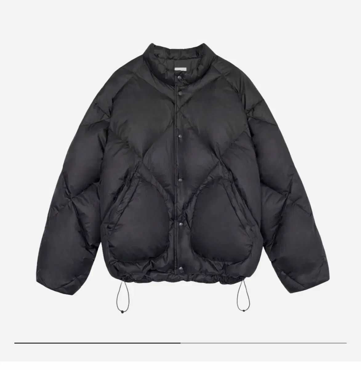 4 POLYTERU RHOMBUS パファー ダウン チャコール