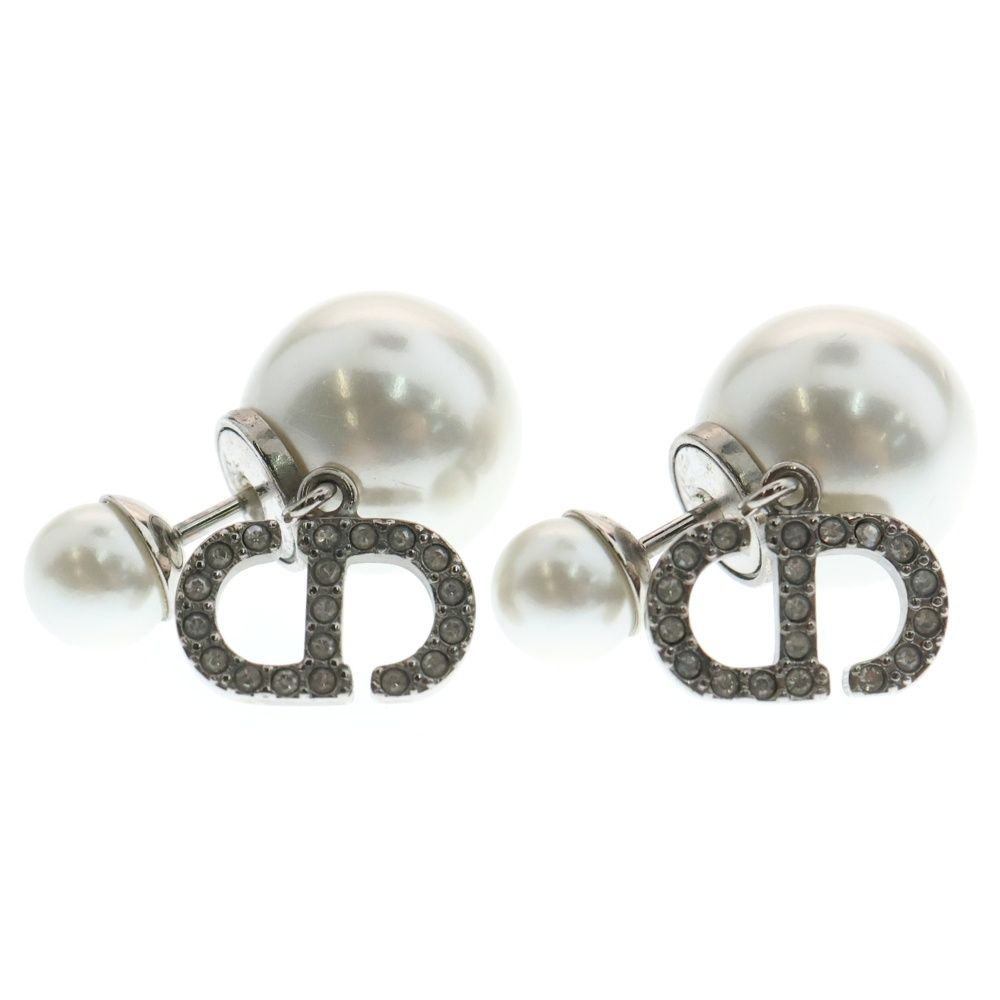 Christian Dior ピアス　パール　トライバル　CD ライン Christian Dior(クリスチャンディオール) CDロゴ トライバル