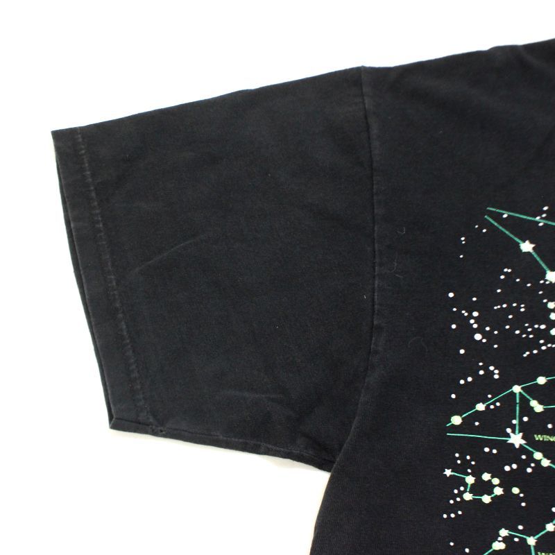 90s vintage Hanes HEAVENLY BODIES 星座 総柄 半袖Tシャツ メンズ