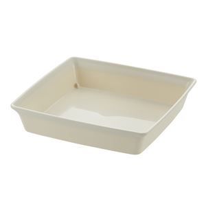 60個セット 鉢皿|受け皿 10号 正方形 ホワイト 約幅21.5cm 日本製 リッチェル フォーレ スクエアプレート 〔植木鉢〕