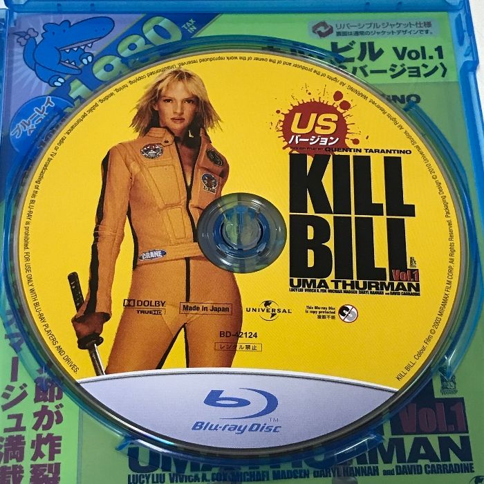 キル・ビル Vol.１ USバージョン ジェネオン・ユニバーサル ユマ・サーマン ルーシー・リュー 千葉真一 栗山千明 Blu-ray