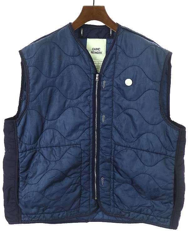 コットンDiesel 22AW Quilting Denim Vest - aconsoft.com