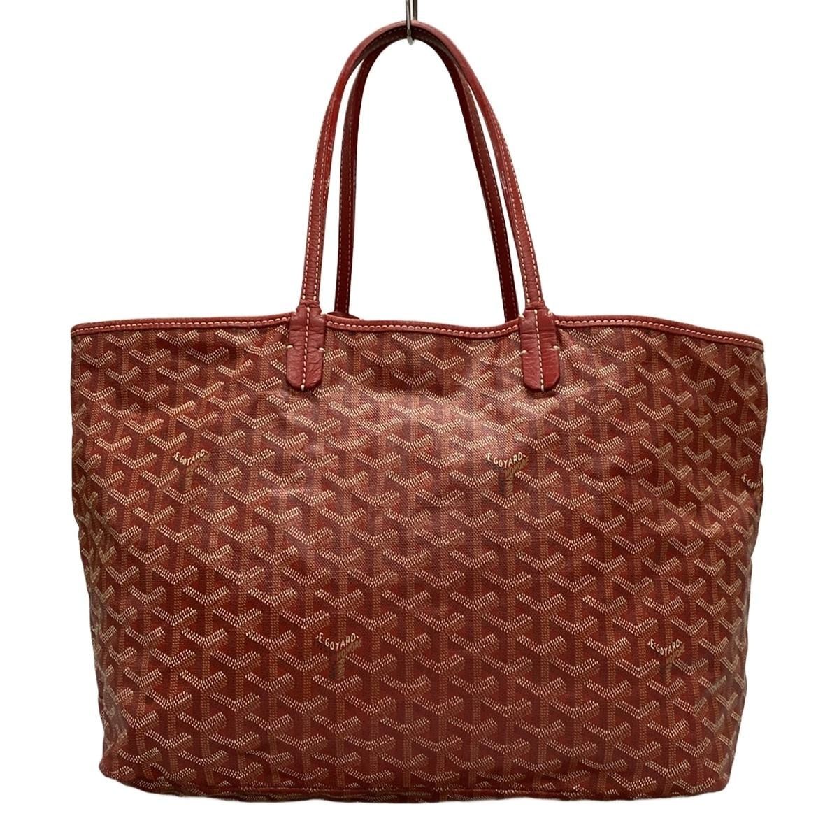 GOYARD(ゴヤール) トートバッグ サンルイPM レッド レザー