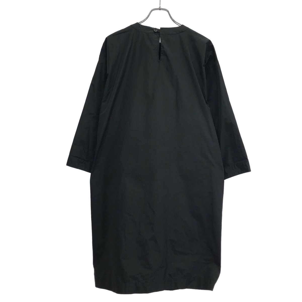 DRIES VAN NOTEN ロング 切替 ワンピース 36 タグ付 DRIES VAN NOTEN プリント切替 ドット ロング ドレス ワンピース