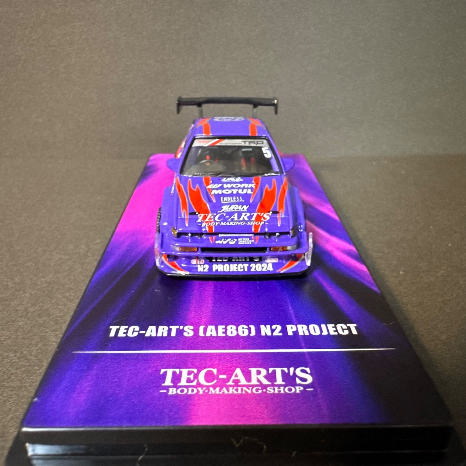 INNO 1/64 テックアート トヨタ スプリンター トレノ AE86 N2PROJECT