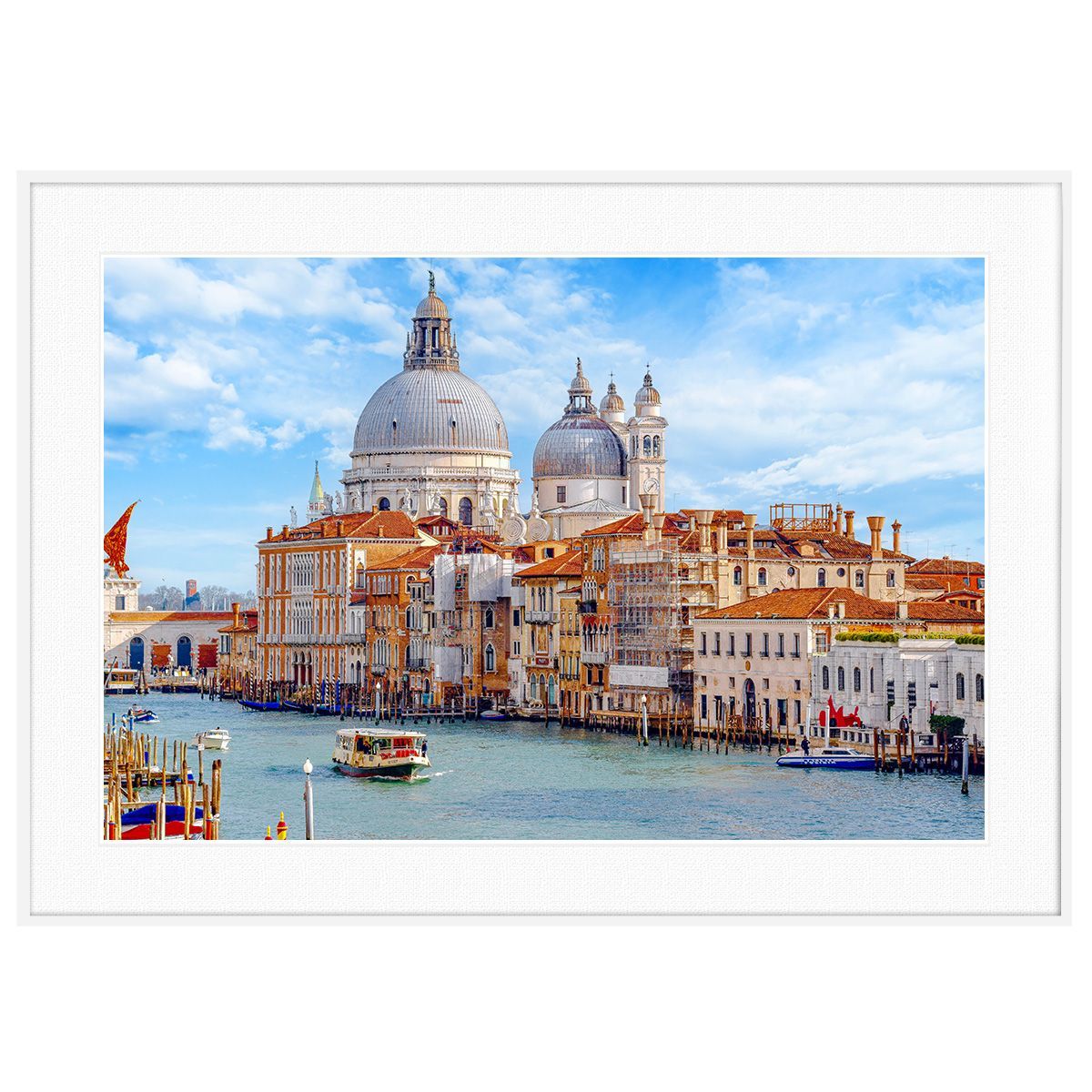 イタリア写真 ヴェネツィアの大運河と聖マリア・デッラ・サルーテ教会
