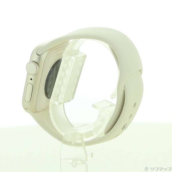 〔 品〕 Apple Watch SE 第2世代 GPS 40mm スターライトアルミニウムケース スターライトスポーツバンド 269