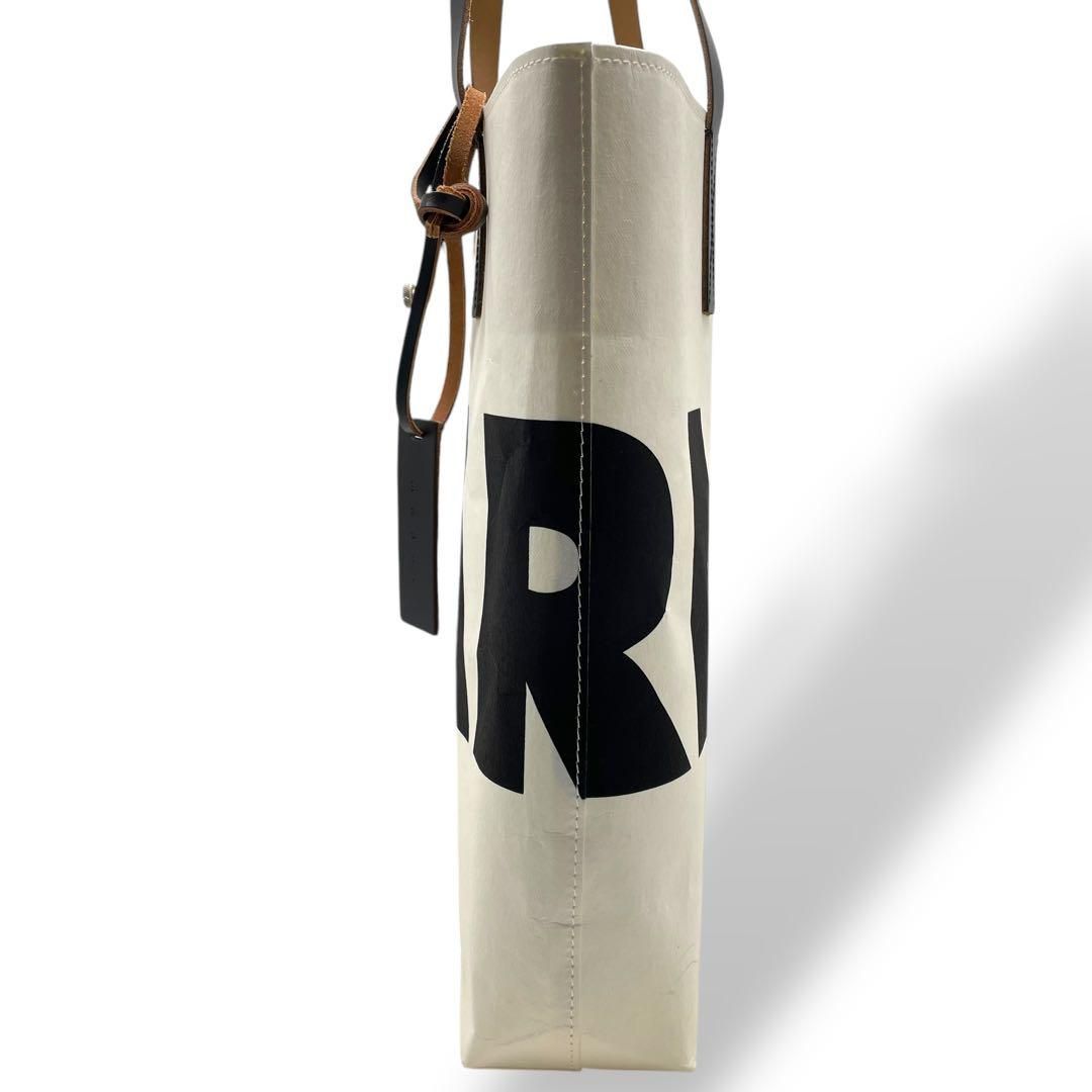 美品 MARNI マルニ トートバッグ ファイバー レザー 保存袋付き