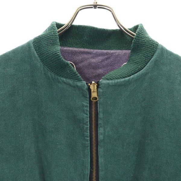 ミッキー リバーシブル ミッキーマウス コーデュロイジャケット S 緑