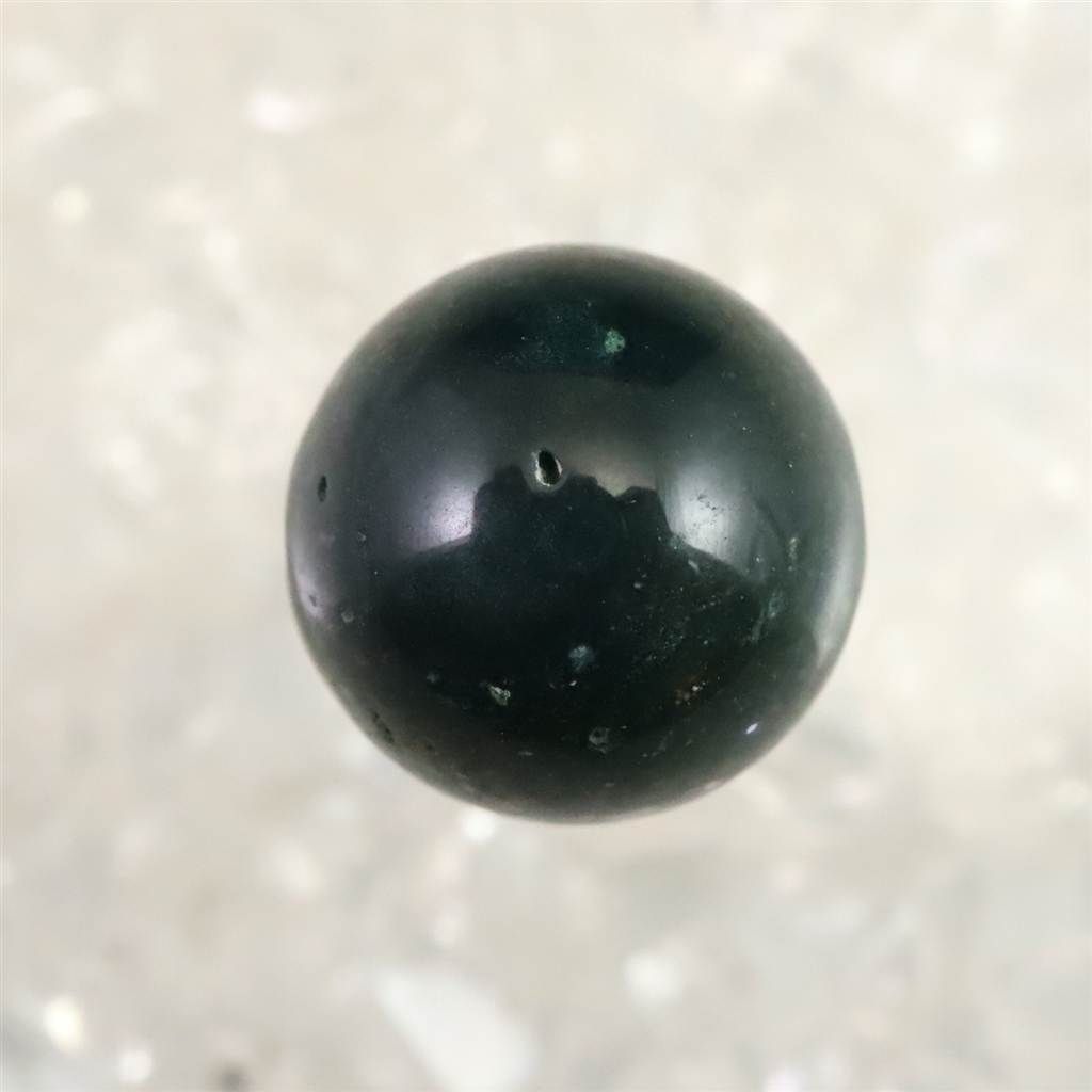 出雲碧玉 出雲石 12mm玉ビーズ AAA 粒売 現品 ディレクトリーカード付 Type.J 榎本通商63172