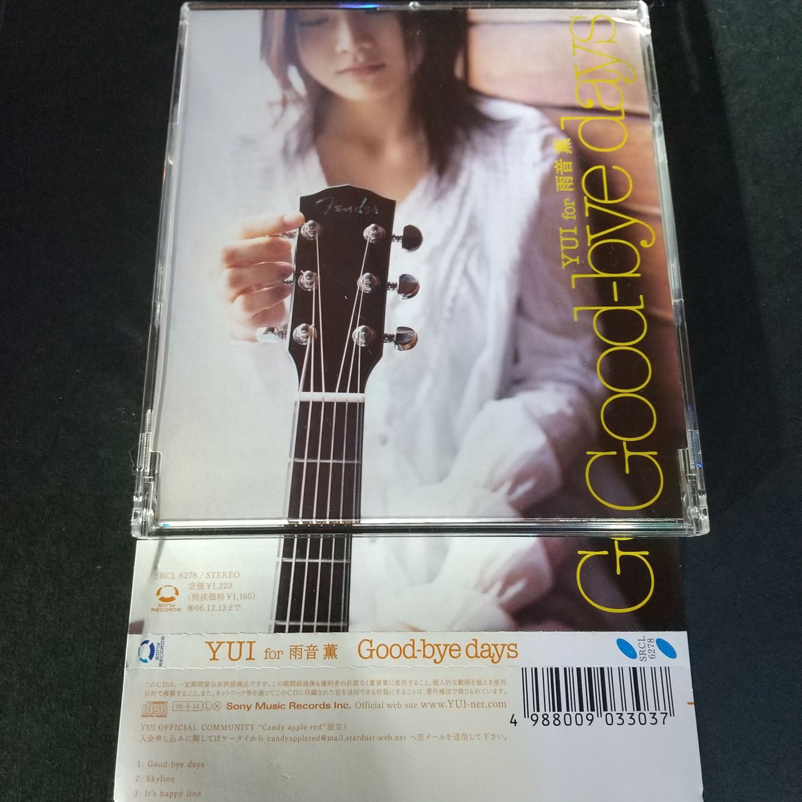 YUI アルバム三選🎵「Good-bye days/YUI for 雨音薫」🎵「I