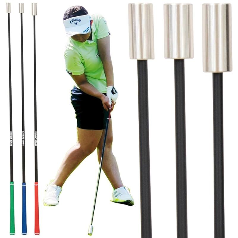 GOLFavo パワースインガー POWER SWINGER 大和田紗羅 ゴルフ スイング練習器具 3本セット 1