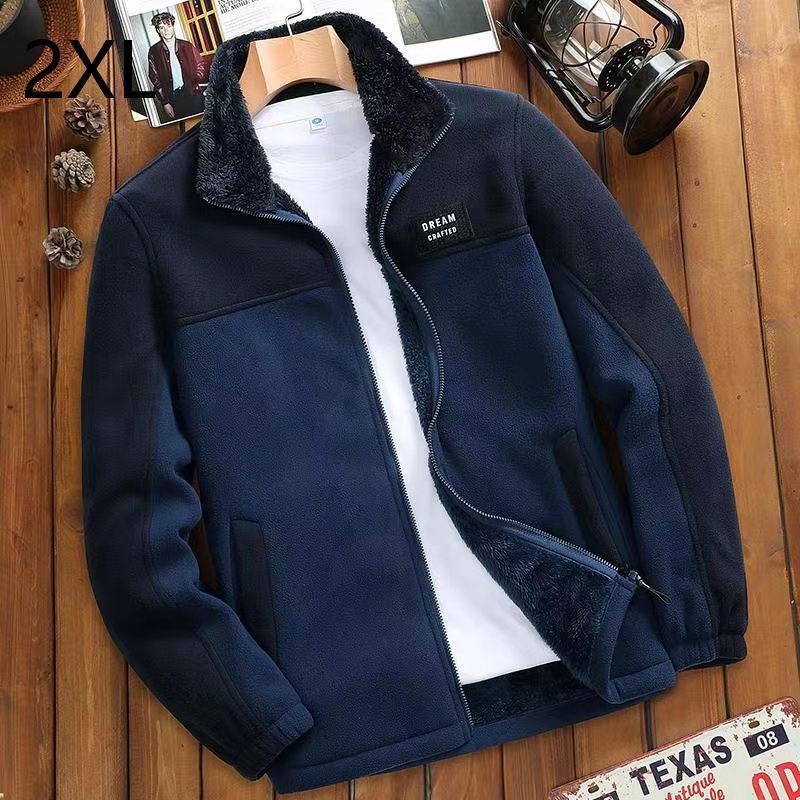 フリース ジャケット メンズ ボアジャケット 裏ボア 裏起毛 アウトドア