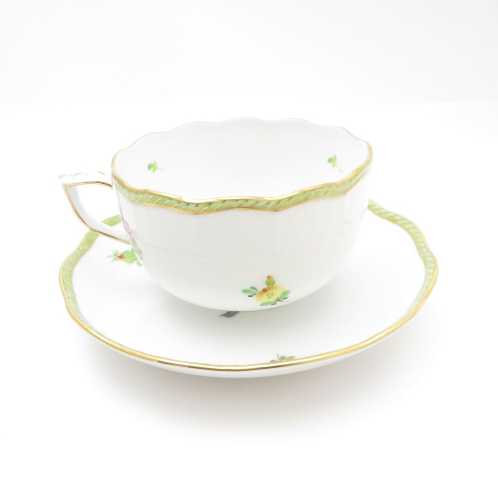 美品 Herend ヘレンド フルーツエスキース（プルーン）EDF ティー  