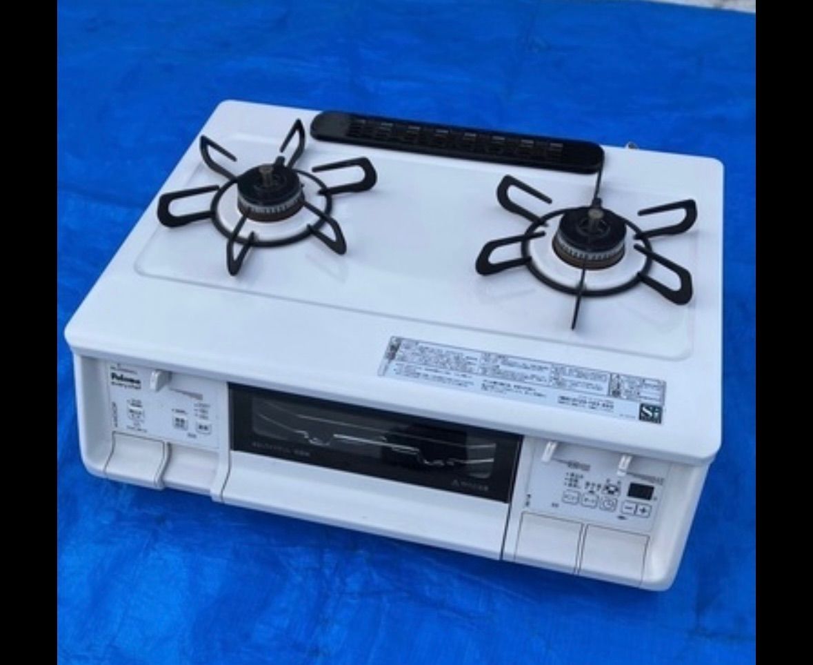 質Banana】動作確認品！パロマ/Paloma 2口ガステーブル PA-370WHA-L 