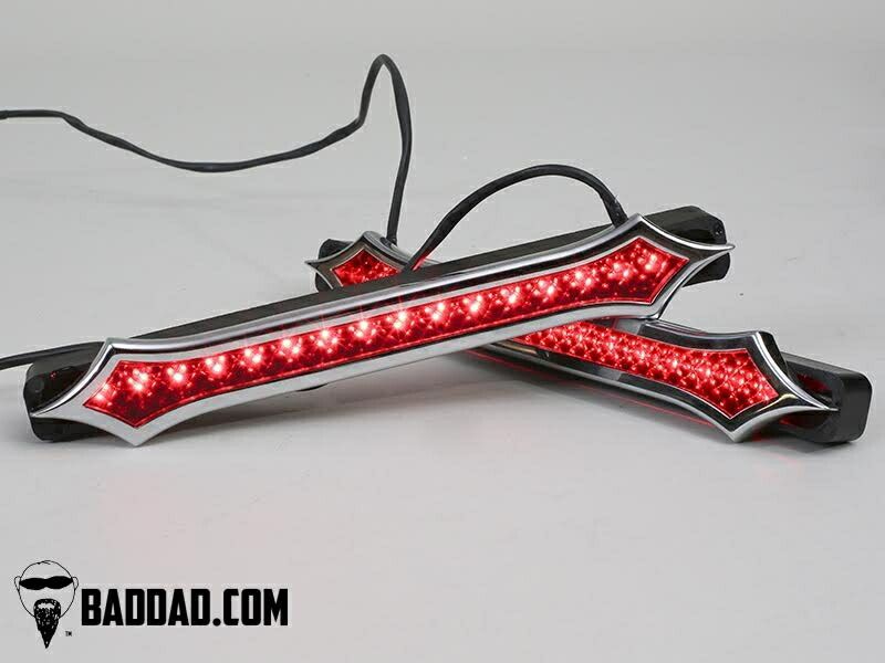 957 テールライト レッド SUMMIT リアフェンダー用 クローム