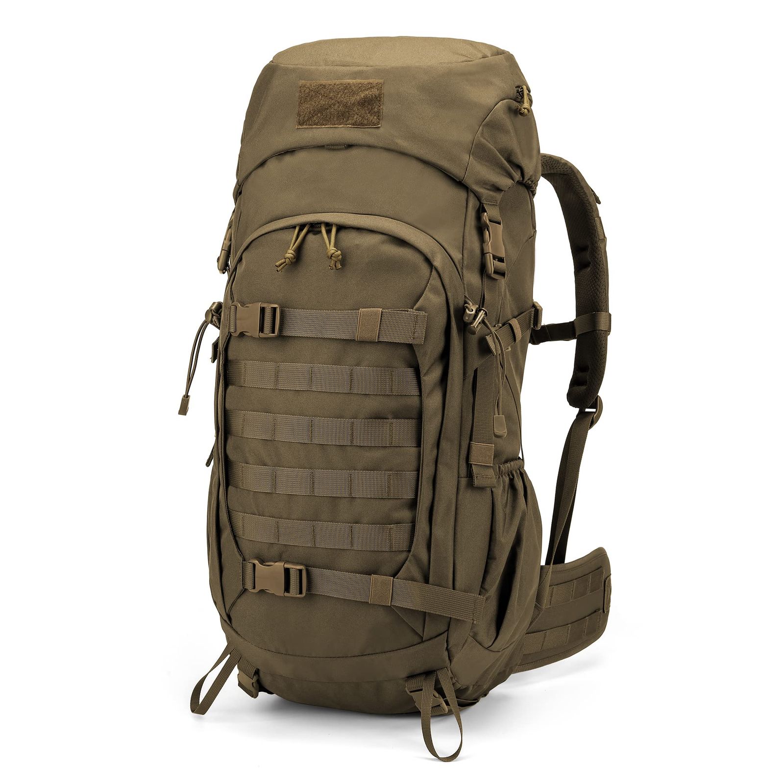 数量限定】[Mardingtop] 50L バックパック 大容量 登山 リュック タクティカル パック ミリタリー リュックサック 軍用 キャンプ  トレッキング 旅行 防災 レインカバー付き ブラック - メルカリ