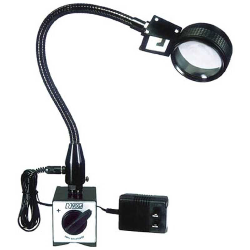 送料無料 ♥ 未開梱 ノガジャパン ＬＥＤ付拡大鏡 マグネットタイプ LED5000M