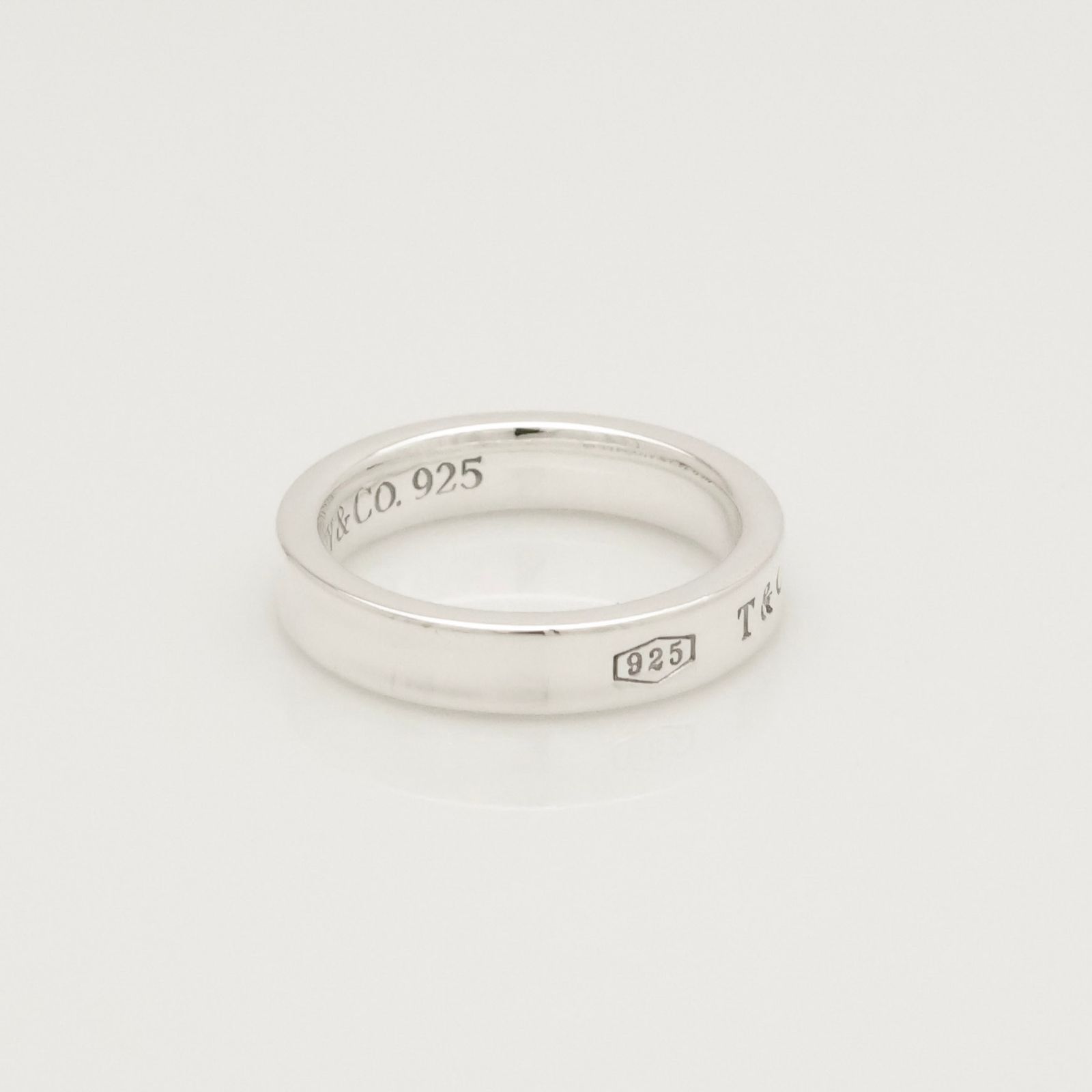 TIFFANY&Co. ティファニー リングナロー1837 AG925 10号 美品】ティファニー TIFFANY＆Co. 1837 ナロー リング 10 号