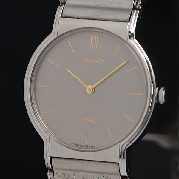 セイコー グランドセイコー QZ シルバー文字盤 メンズ腕時計 稼動 セイコー ARC QZ シルバー文字盤 5P30-6A70 メンズ腕時計