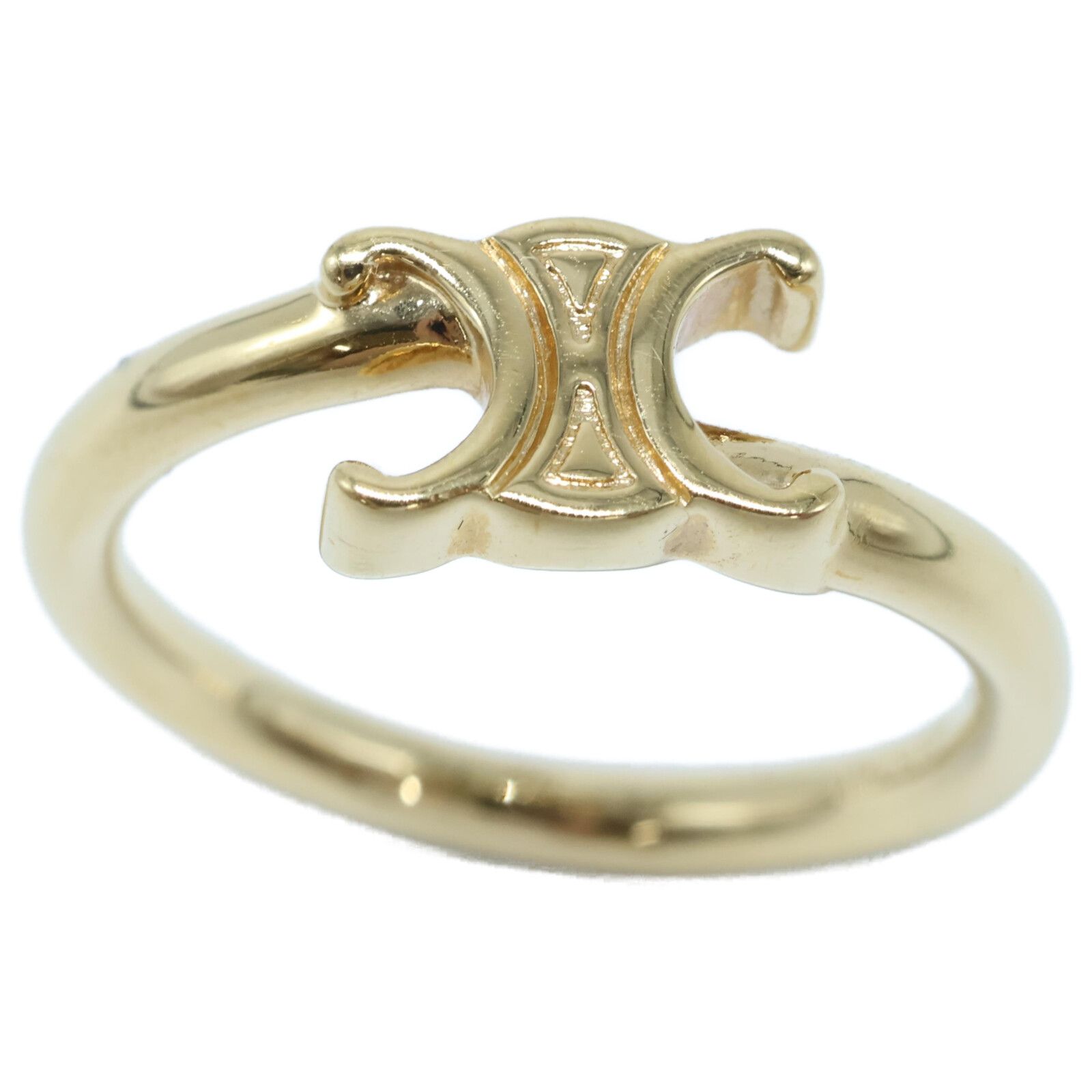 CELINE セリーヌ 460PP6BRA.35OR トリオンフ アシンメトリック リング  