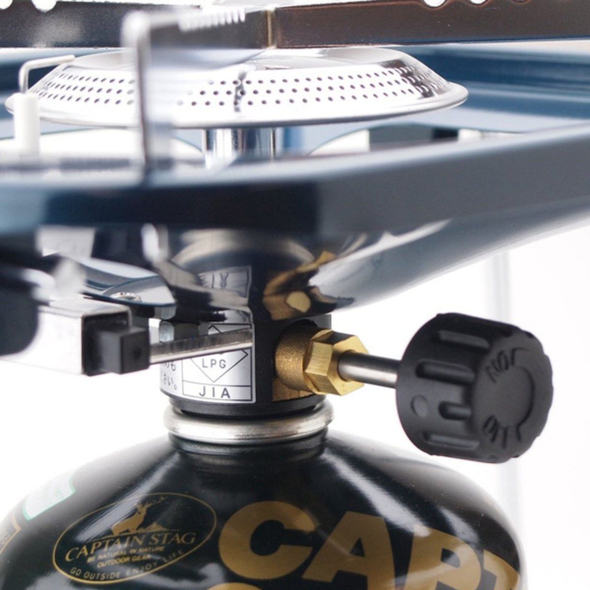 コンロ 大型 五徳 ガスバーナーコンロ 収納バッグ付 キャプテンスタッグ 調理用品 アウトドア CAPTAIN STAG ガスコンロ ボンベ BBQ HRDEVELOPMENT_JP