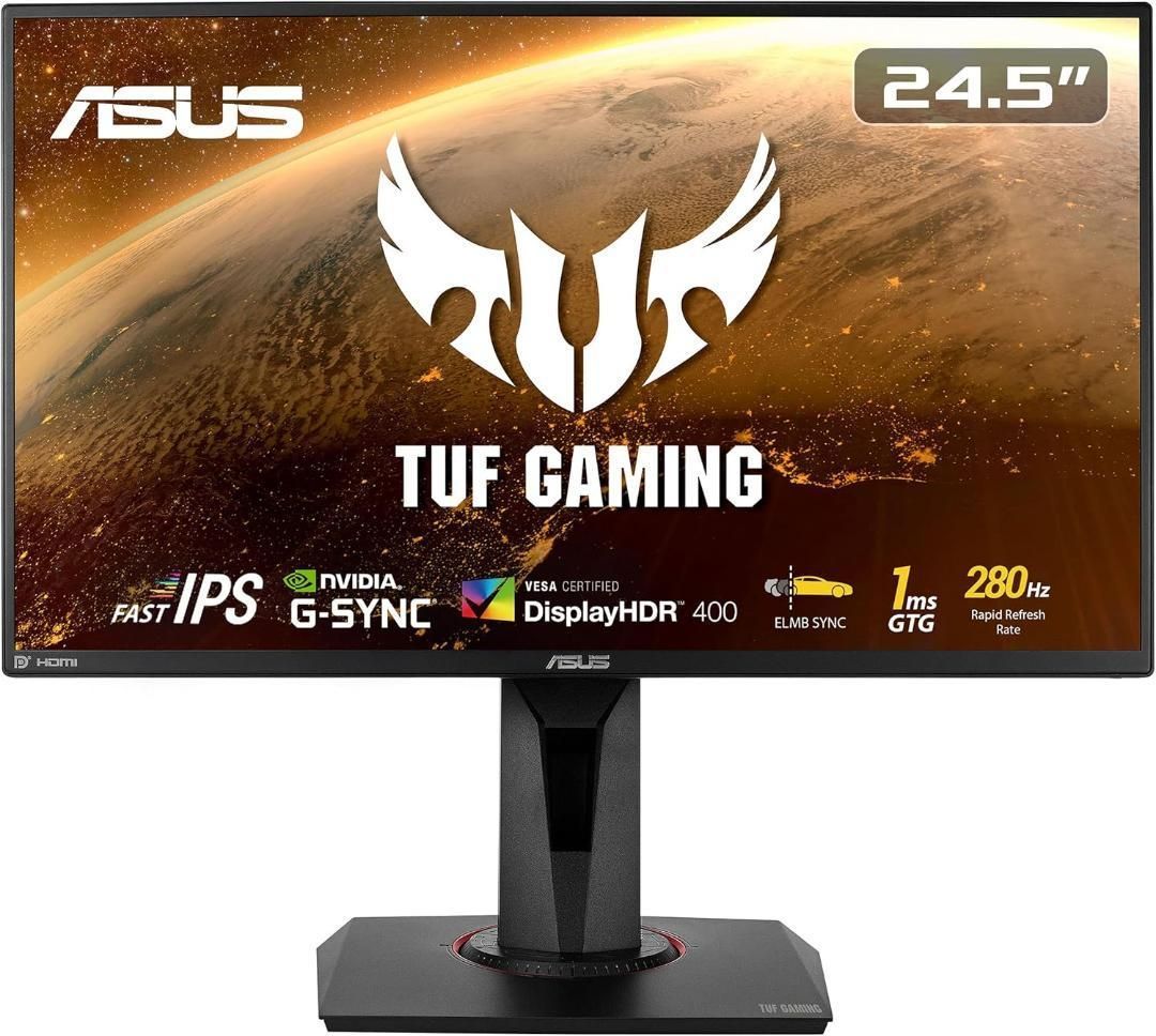 921046 ASUSゲーミングモニター TUF Gaming VG259QM 280Hz 192876571309