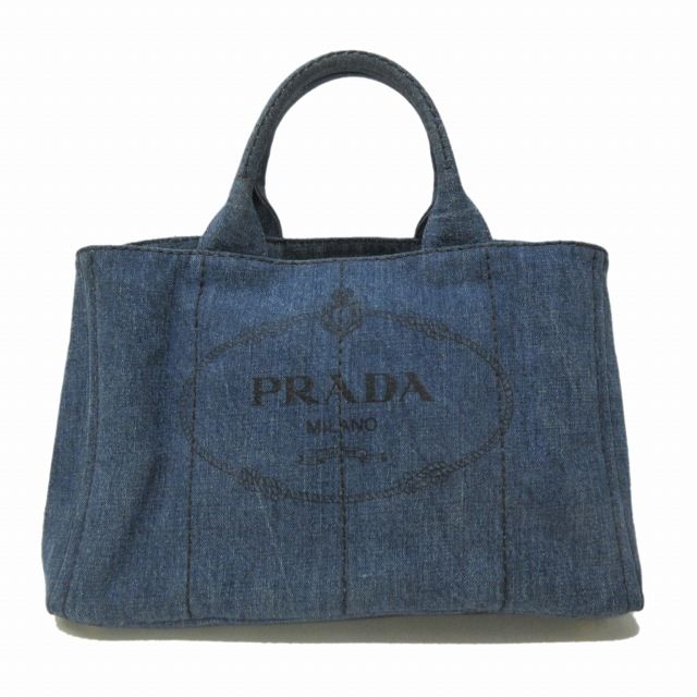 プラダ PRADA カナパ CANAPA デニム ハンドバッグ トートバッグ