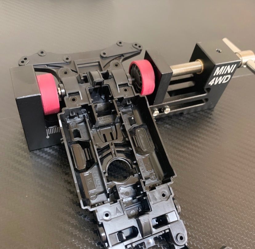 ミニ四駆 ホイール圧入治具 ブラック - メルカリ