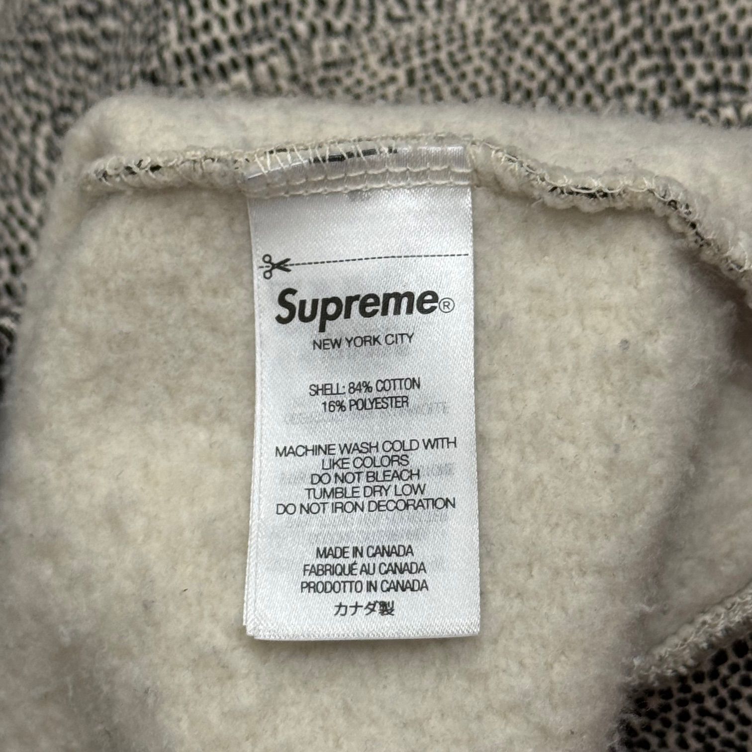 Supreme 25SS Snakeskin Small Box Hooded Sweatshirt スネークスキン