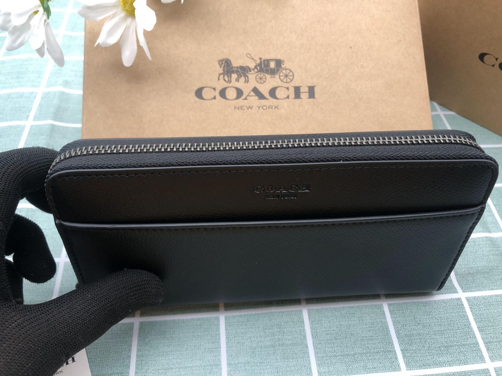 COACHコーチ財布 長財布 クーポン配布 ギフト プレゼント 小銭入れあり 