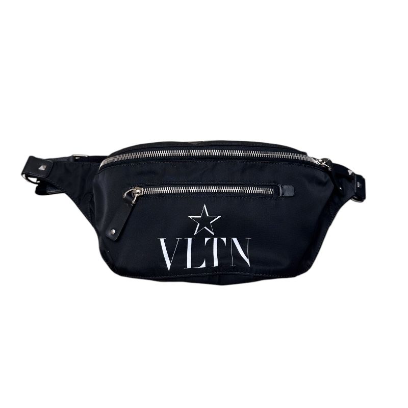 ヴァレンティノ VALENTINO VLTHボディバッグ ブラック ナイロン メンズ