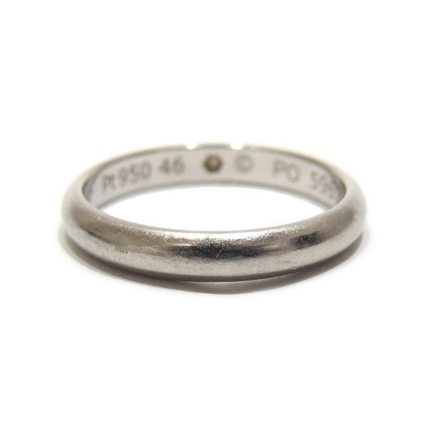 ★Cartier 1895 WEDDING BAND RING B4057700 プラチナ Pt950 1P ダイヤモンド ウェディング バンド リング カルティエ★