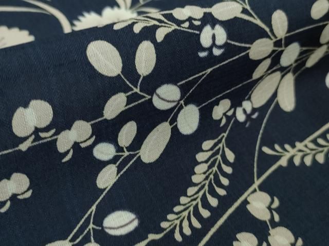 平和屋着物■極上　夏物　撫松庵　訪問着　秋草文　セオアルファ　洗える着物　逸品　DZAA7887kh5 平和屋着物□極上 夏物 撫松庵 訪問着 秋草文 セオアルファ 洗える着物