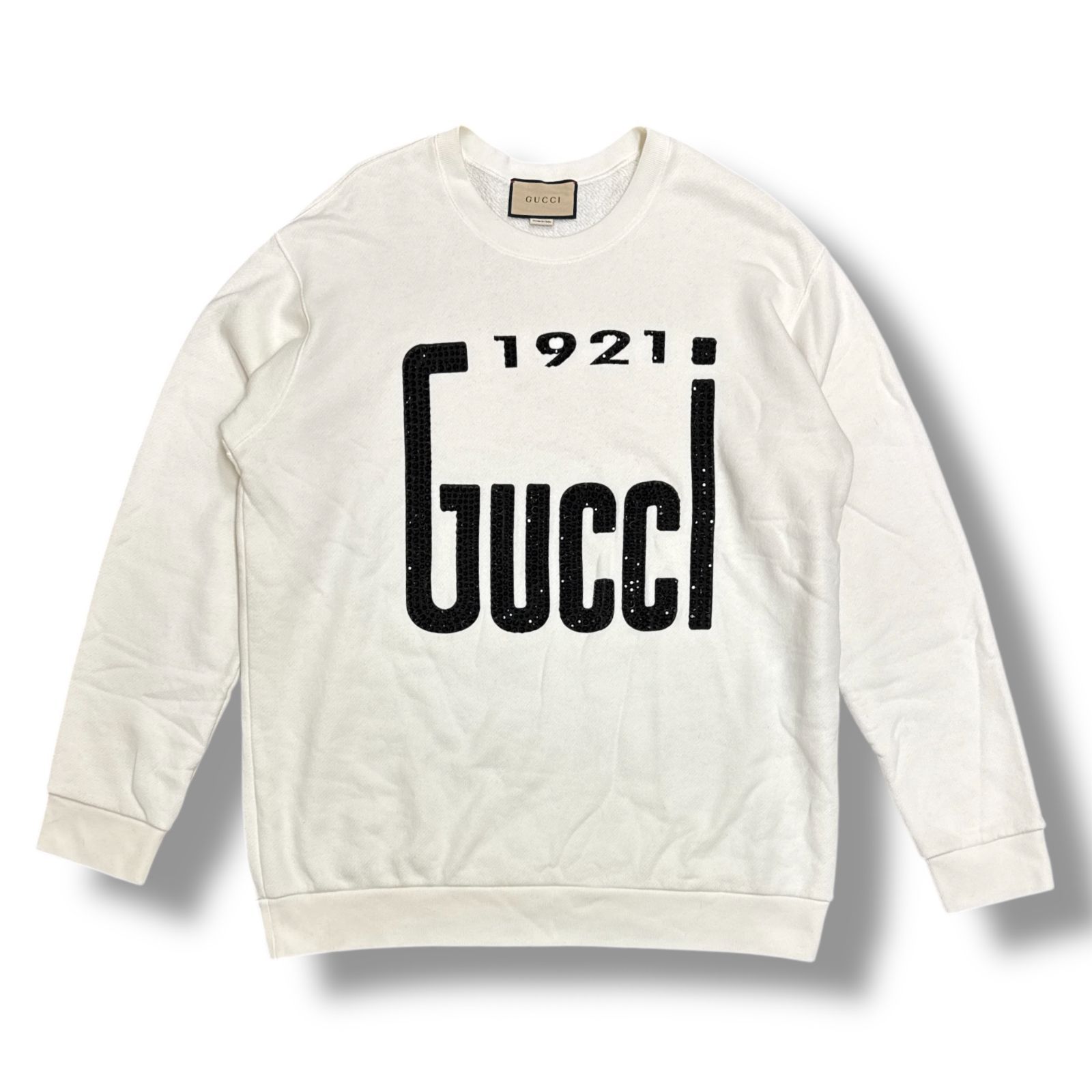 GUCCI ストーン装飾 クルーネック スウェット GUCCI ストーン装飾 クルーネック スウェット