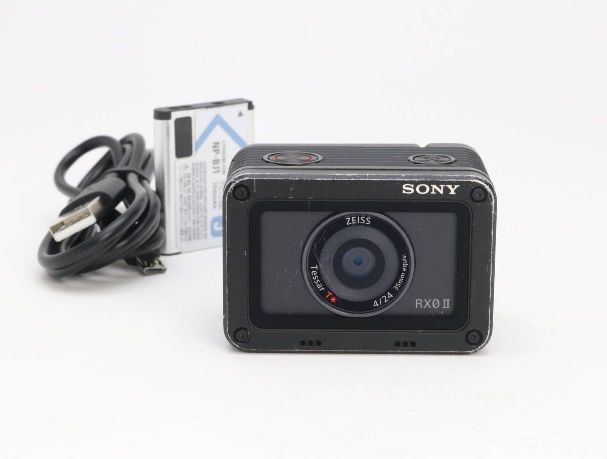 C 実用品 SONY ソニー Cyber-shot RX0 II DSC-RX0M2 初期不良返品対応 110-132