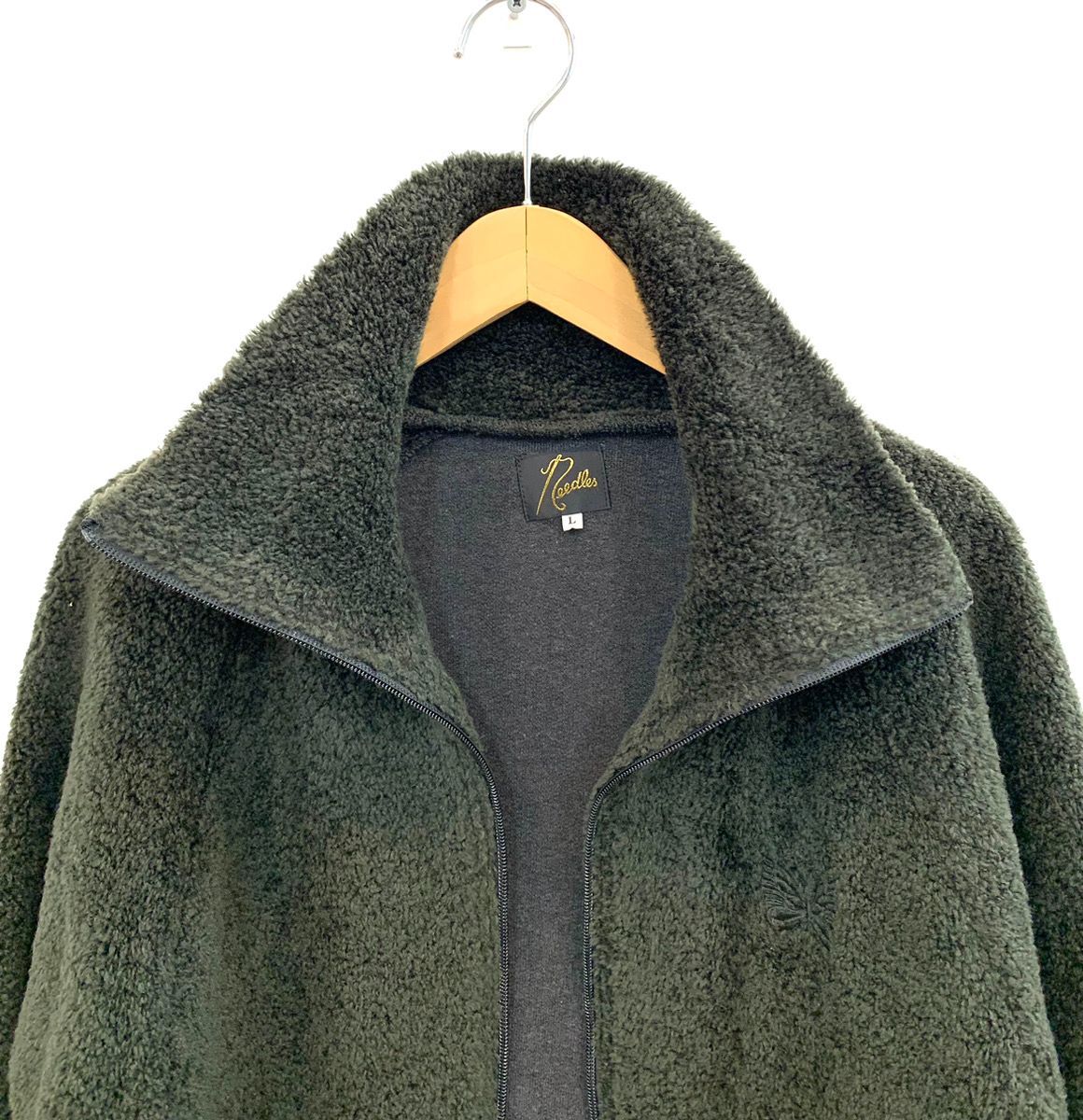 NEEDLES ニードルス　Lewis Jacket-Synthtic Boa Needles Lewis Synthetic Boa Jacket - Navy | Garmentory