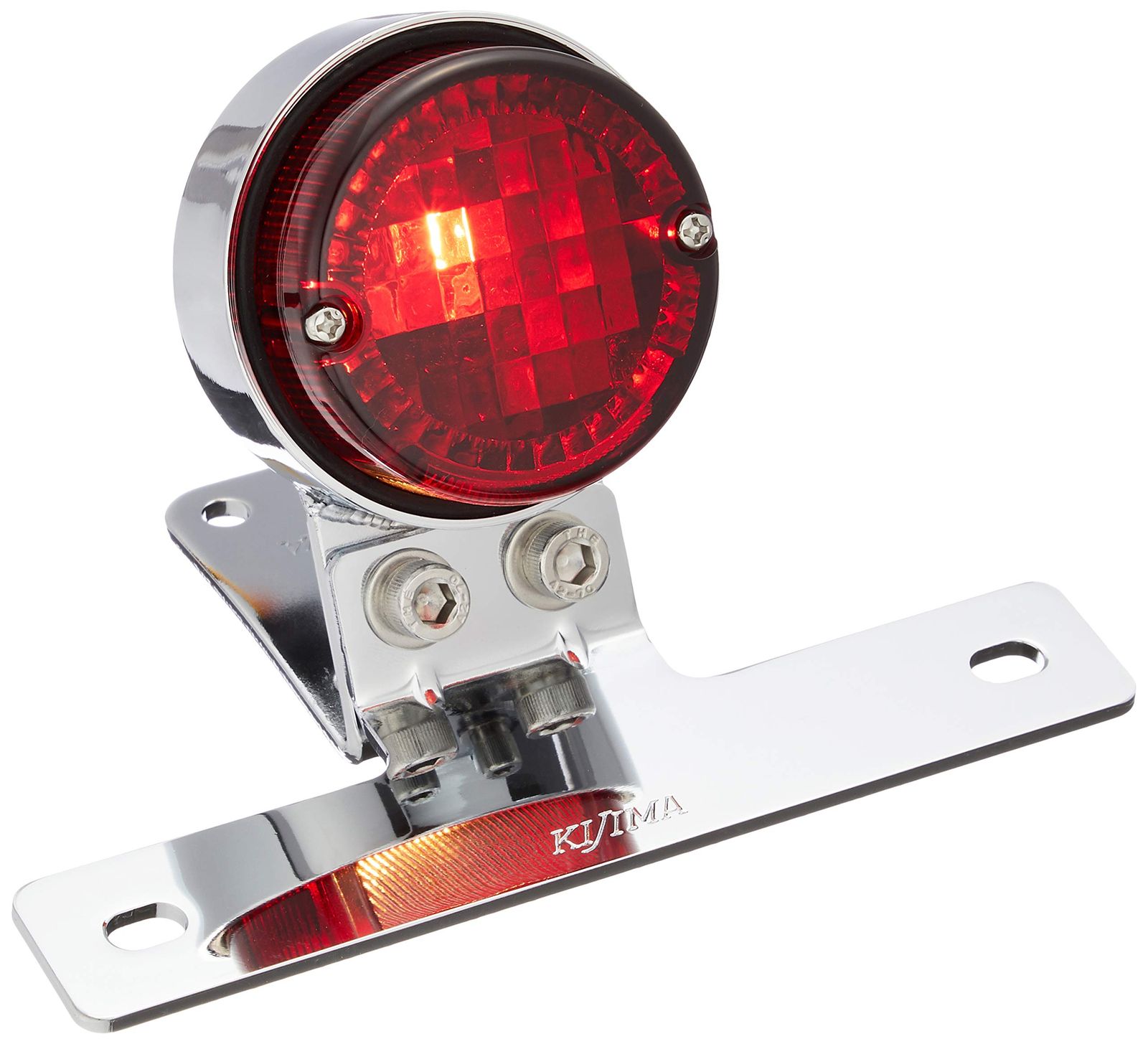 キジマ Kijima バイクパーツ クラシックテールランプ ラウンドL G18 12V23 8W 汎用 メッキ 218-3013