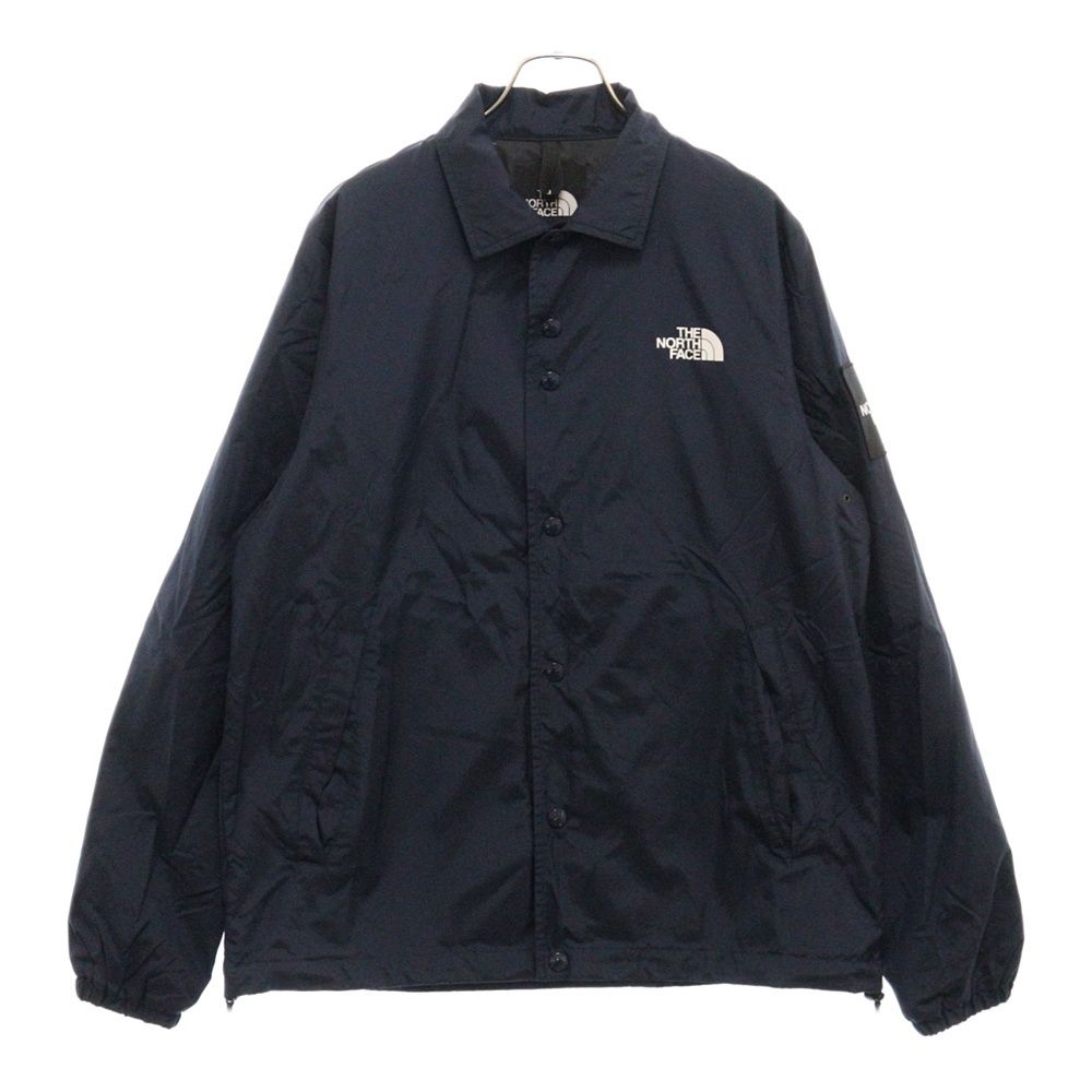 THE NORTH FACE (ザノースフェイス) The Coach Jacket アームロゴワッペン フロントボタン ナイロン コーチジャケット ネイビー NP22030