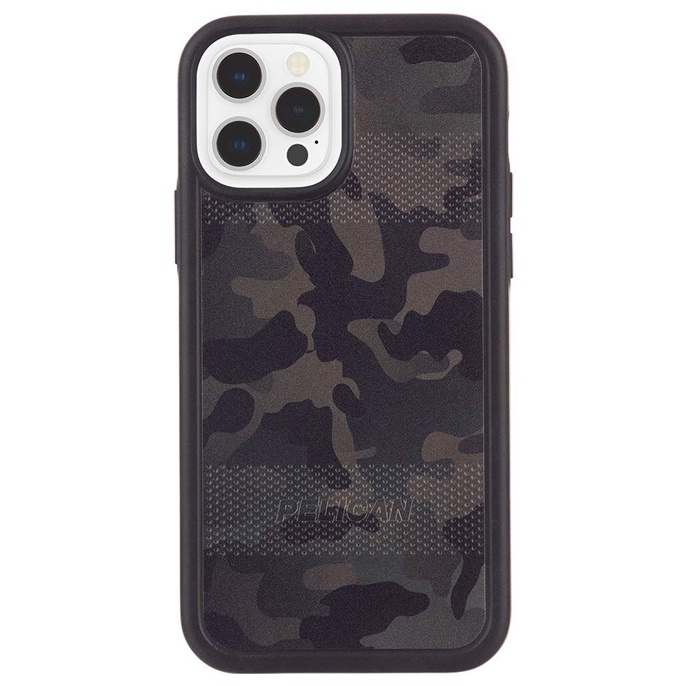 【Pelican by Case-Mate】 抗菌・MIL-STD-810G ミリタリーグレード 4.5m 落下耐衝撃ハイブリッドケース ペリカン Protector - Camo Green/w Micropel for iPhone 12 / iPhon 
