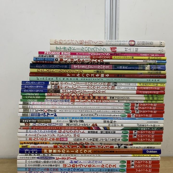 ■01)【同梱不可】ドールハウス・ビーズワークスなど 手芸の本 まとめ売り約40冊大量セット/パッチワーク/クロスステッチ/ハンドメイド/B □01)【同梱不可】パッチワーク・ビーズワークスなど手芸の本