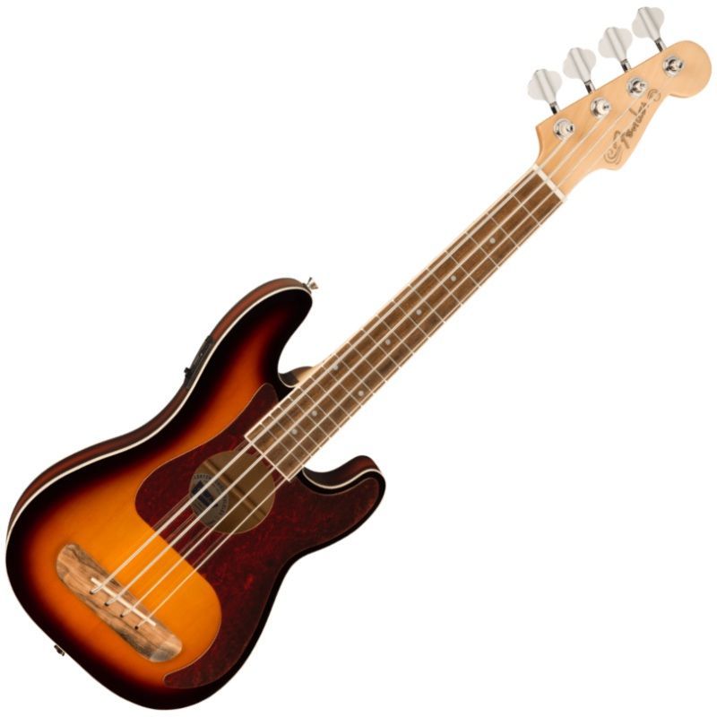 Fender Fullerton Precision Bass Uke Walnut Fingerboard Tortoiseshell Pickguard 3-Color Sunburst フェンダー