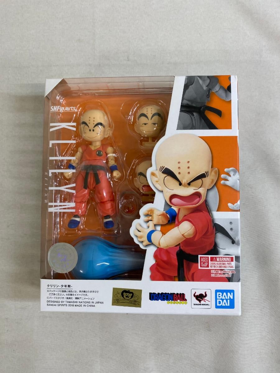 【未開封】S.H.フィギュアーツ ドラゴンボール クリリン-少年期- 約100mm ABS&PVC製 塗装済み可動フィギュア 未開封】S.H.フィギュアーツ ドラゴンボール クリリン-少年期